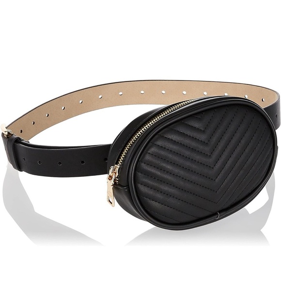 NWOT STEVE MADDEN Chevron Quilted Belt Bag Belt Women - Picture 10 of 10